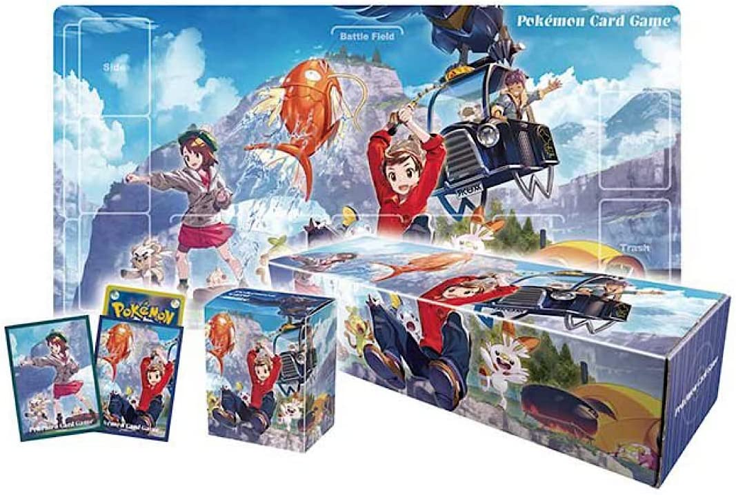 Pokémon Japanese Rubber Play Mat Set Masaru &amp; Yuri