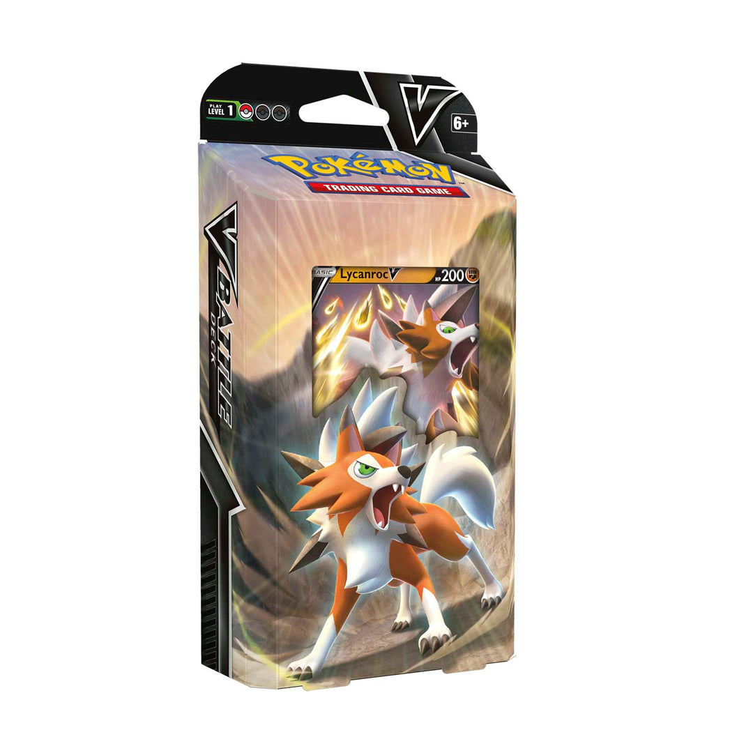 Pokémon Sword &amp; Shield Lycanroc V Battle Deck