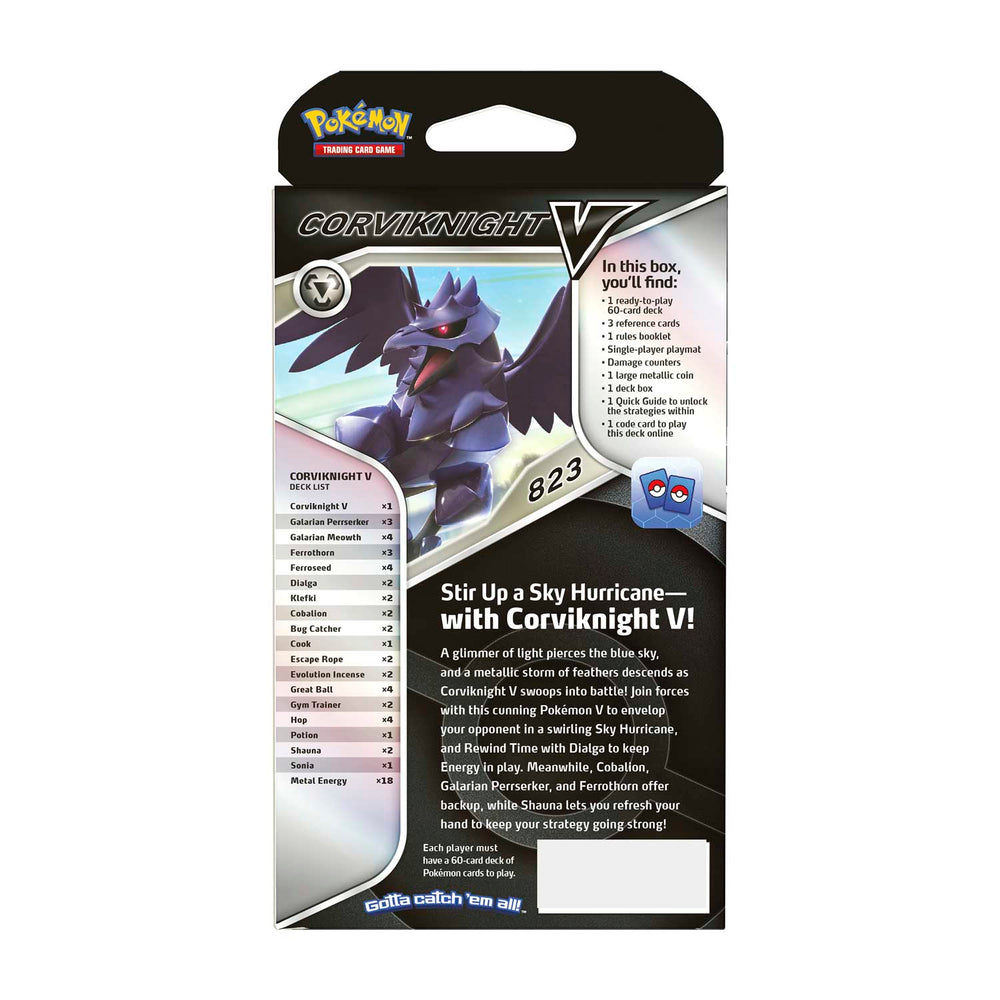 Pokémon Sword & Shield Corviknight V Battle Deck
