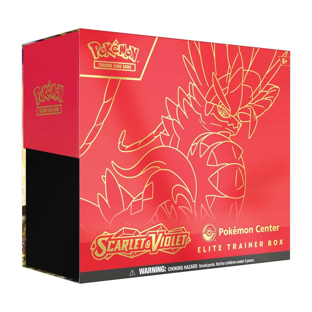 Pokemon Scarlet & Violet Pokemon Center Edition Elite Trainer Box Koraidon