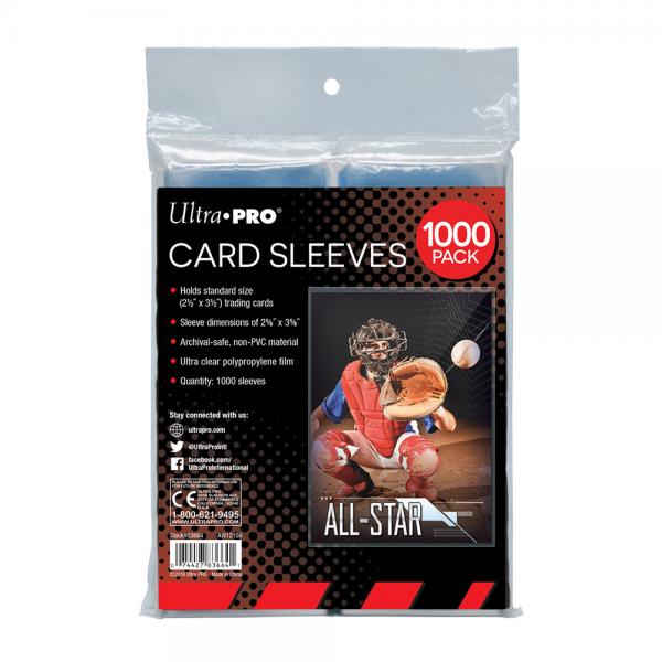 Ultra-Pro Soft Card Sleeves 1000 Count